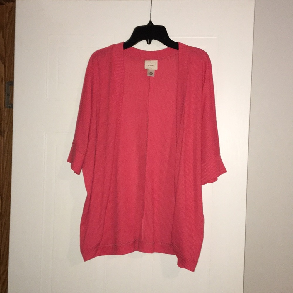 Short sleeve cardigan